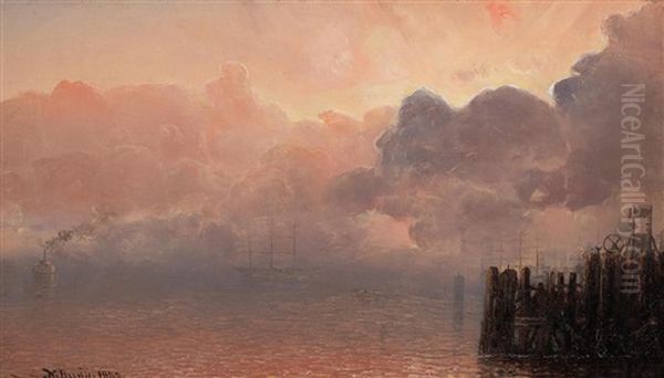 Morning Fog On The Bay - view 1