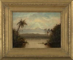 Tropical River Landscape In South America by Norton Bush