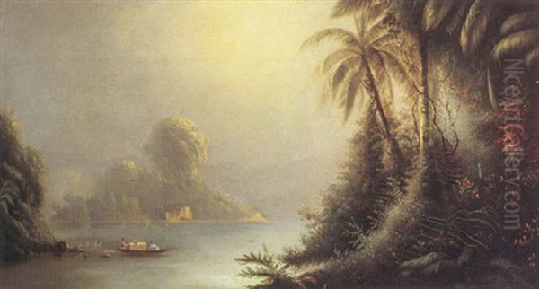 South American Lagoon Scene - view 1