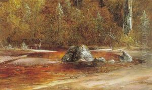Deer At The Water's Edge