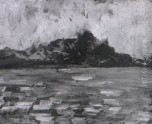 Ominous Cliffs On The Coast
