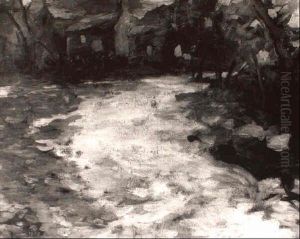 Path Through The Woods by Reginald Edgar James Bush