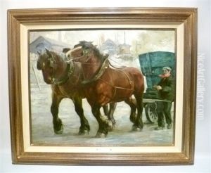 Chevaux De Trait Au Travail