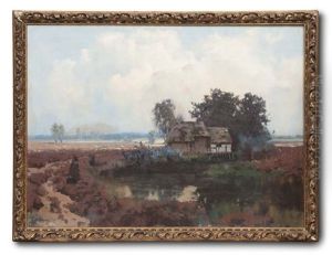 Markische Landschaft Bei Leipzig by Hans Busse