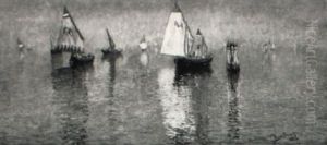 Segelboote Unter Blauem Himmel Segelboote Unter Blauem Himmel