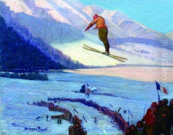 Chamonix Pendant Les Jo De 1924 - view 1