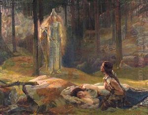 La Revelation, Siegline Et Sigmund by Gaston Bussiere