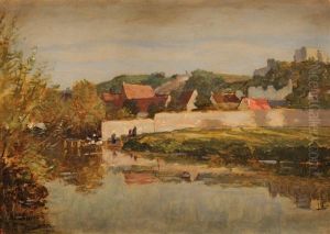 Paysage Pres De Vendome by Charles Busson