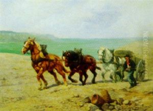 Trespann Vid Medelhavet by Georges Louis Charles Busson