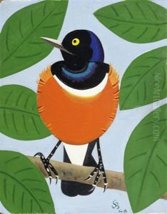 Exotic Bird by Simon Albert Bussy