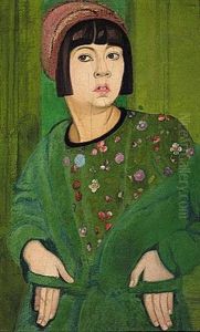 Portrait Of Jane Bussy by Simon Albert Bussy
