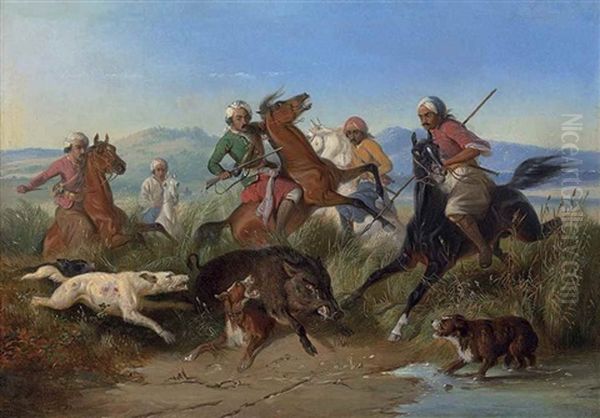 A Boar Hunt In Java - view 1