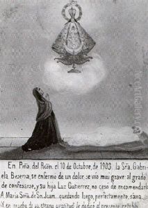 Ex-voto by Hermenegildo Bustos