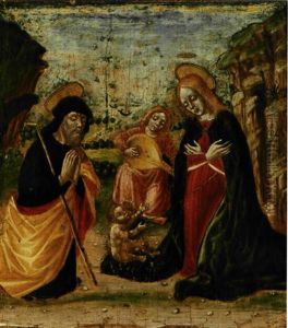 Adorazione Del Bambino by Bernardino Butinone