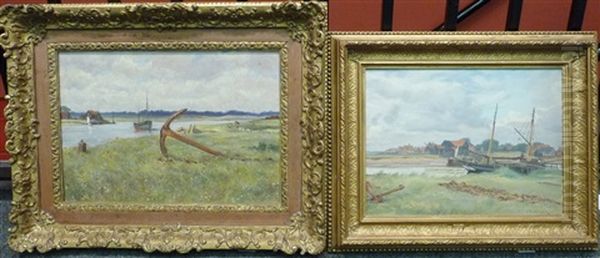 Sailing Vessel, Chains In The Foreground (+ Sailing Vessel With Anchoe In The Foreground; 2 Works) - view 1