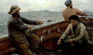 Hauling The Pilchard Nets
