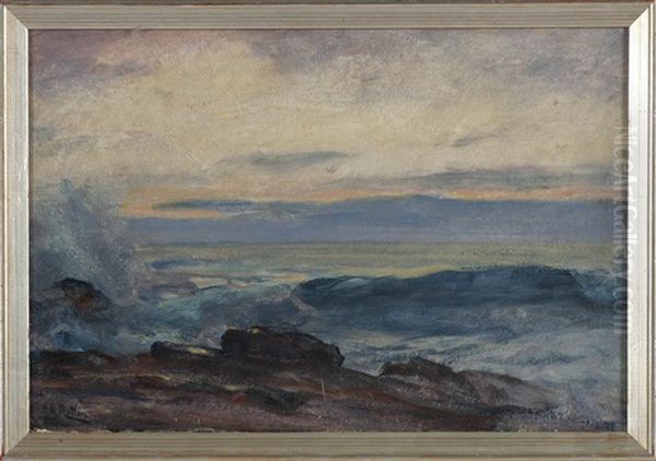 Maine Coast - Waves And Rocks - view 1