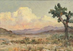 American West Landscape With Tree