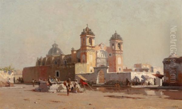 Church Of Santa Anna In Mexico - view 1