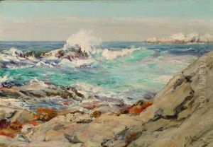 Bird Rocks - Carmel, California by Howard Russell Butler