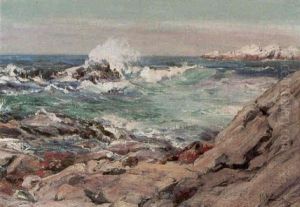 Bird Rocks, Carmel, California by Howard Russell Butler