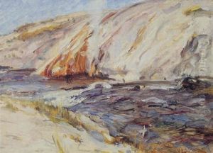 A Geyser At Yellowstone by Howard Russell Butler