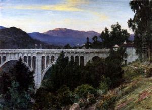 The Bridge To Pasadena by Howard Russell Butler