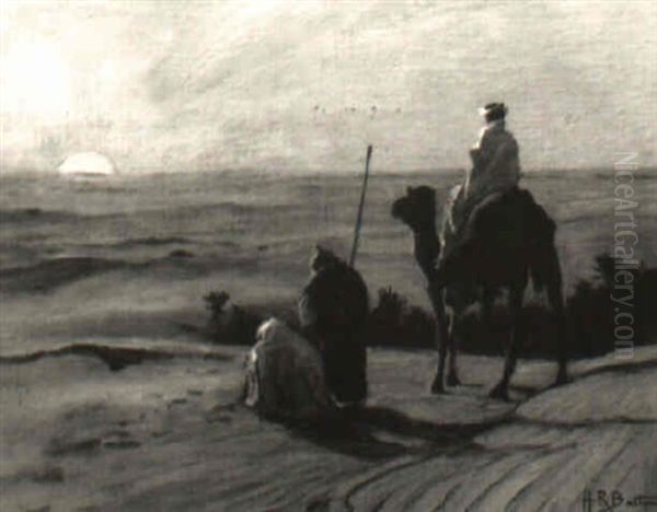 Figures In Desert - view 1