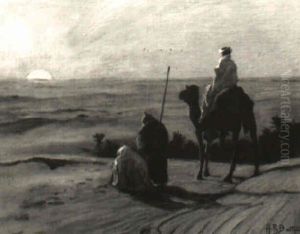 Figures In Desert