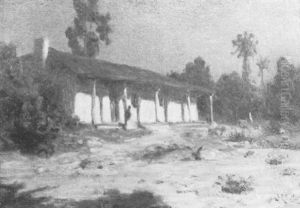 Adobe In Moonlight by Howard Russell Butler