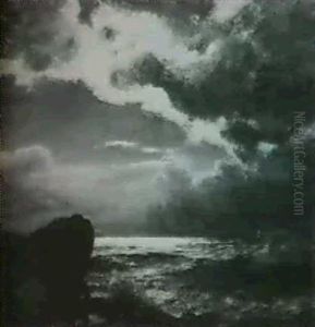 Seascape At Moonlight by Howard Russell Butler