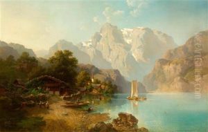 Partie Am Walensee by Joseph Nikolaus Butler