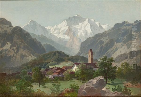 Lauterbrunnen Mit Blick Auf Das Jungfraumassiv - view 1