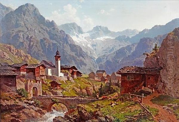 A Mountain Village - view 1