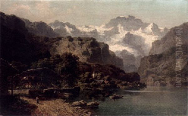 Thunersee Mit Jungfrau - view 1