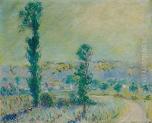 Un Petit Chemin A Giverny Par Vernon Dans L' Eure by Theodore Earl Butler