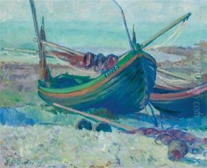 Fishing Boats At Yport