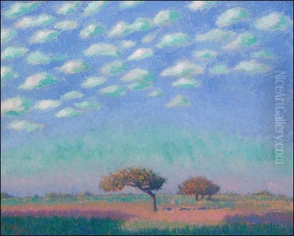 The Plain In Giverny, Apple Trees - view 1