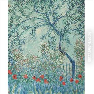Poppies In Butler's Garden by Theodore Earl Butler