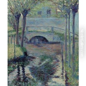 Bridge At Giverny by Theodore Earl Butler