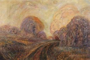A View Of The French Countryside by Theodore Earl Butler