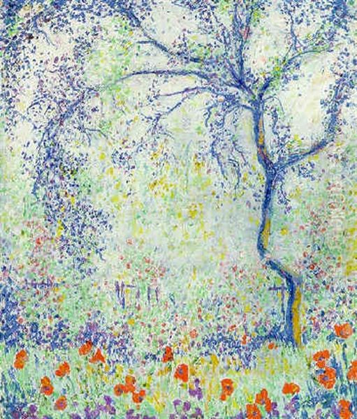 Plum Tree In The Artist's Garden - view 1