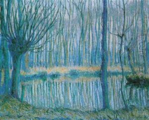 L'ept A Giverny by Theodore Earl Butler