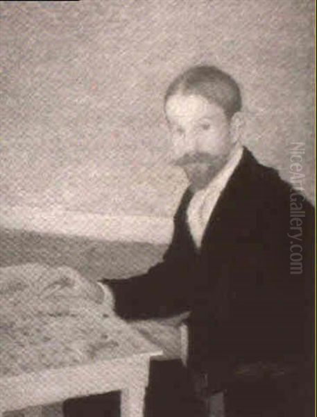 Portrait Of The Artist Willim Howard Hart, Giverny - view 1