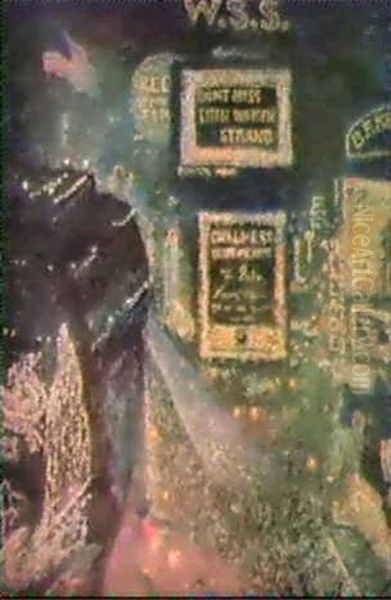 "times Square, Armistice Day" November 11, 1918 - view 1