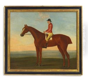 Scope, A Bay Racehorse With Jockey Up