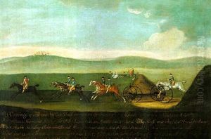 The Great Carriage Match On Newmarket Heath Run By The Earls Of March And Eglinton On 29th August, 1750 The Great Carriage Match On Newmarket Heath Run By The Earls Of March And Eglinton On 29th August, 1750