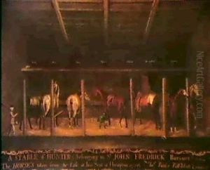 A Stable Of Hunters Belonging To Sir John Frederick, Baronetthe Horses Taken From The Life At His Seat At Hampton A Stable Of Hunters Belonging To Sir John Frederick, Baronetthe Horses Taken From The Life At His Seat At Hampton