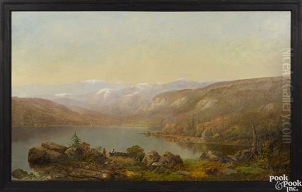 Lanscape Depicting A Lake - view 1