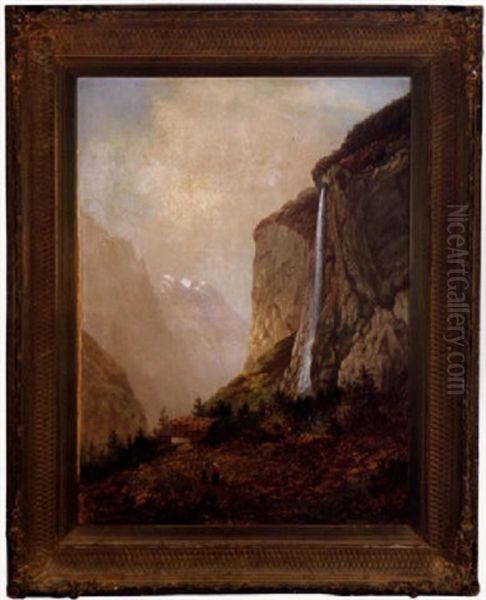 Der Staubbachfall (switzerland) - view 1